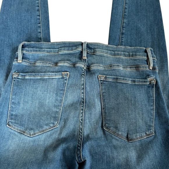 Frame Le Skinny de Jeanne Denim High Rise Jeans Size 31 Excellent Used Condition - Picture 6 of 8